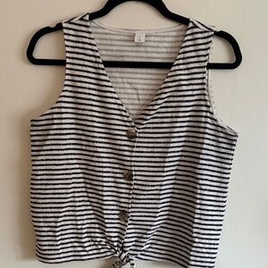 Old Navy Striped Button-Down Blouse